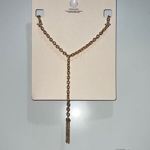 Primark Gold Y-Chain Necklace